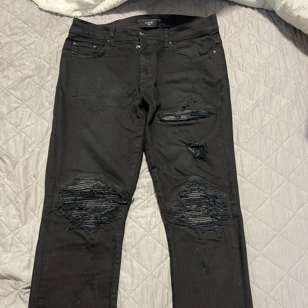 COPY - Amiri Black mx1 jeans